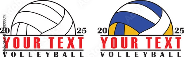 Obraz Custom Name Volleyball, Game Day, Volleyball Cut Files