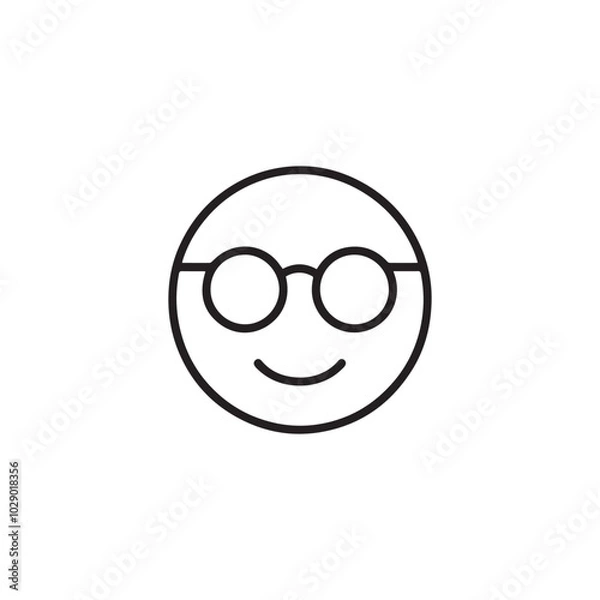 Fototapeta Smiley face vector emoji
