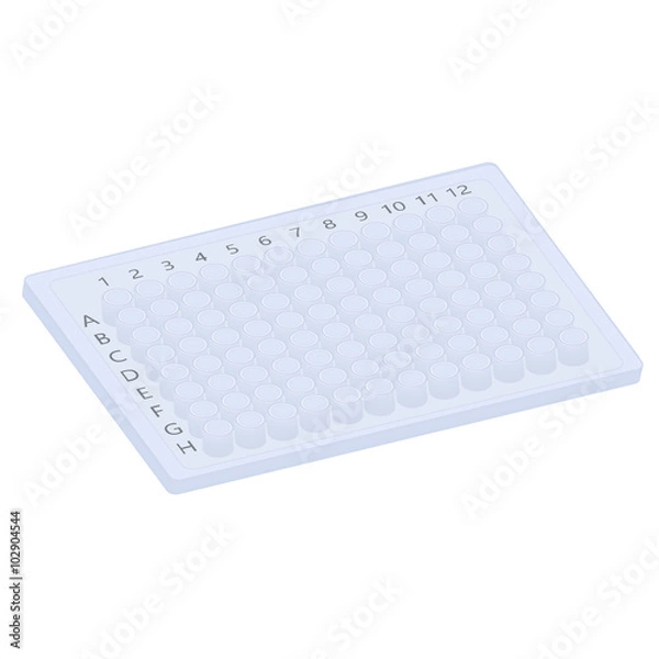 Obraz plastic  plate for molecular biology research