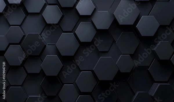 Fototapeta Abstract Hexagon Pattern