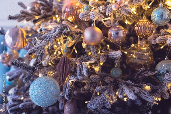 Fototapeta beautiful Christmas background