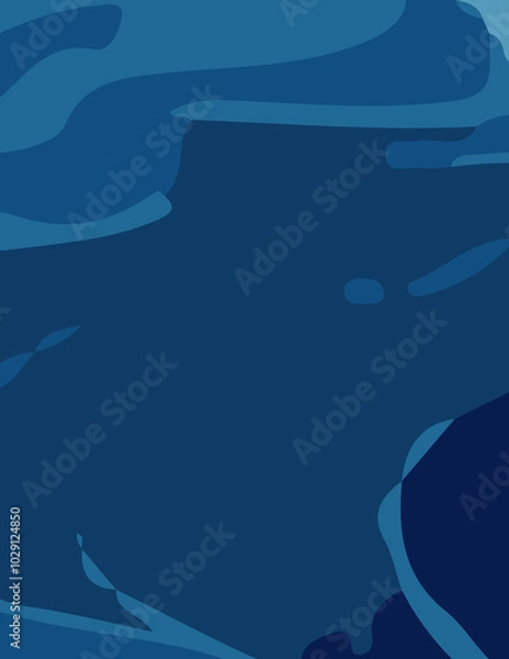 Fototapeta abstract background with untidy waves Illustration