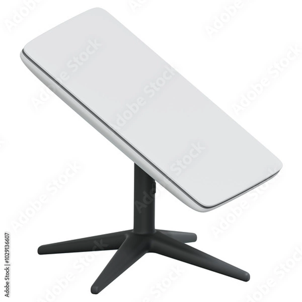 Obraz starlink antenna device 3d render illustration