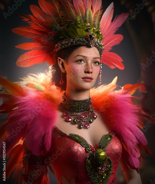 Obraz Colorful Feather Fairy