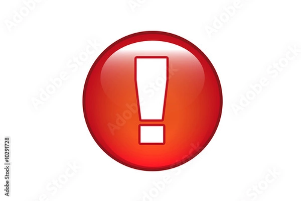 Obraz Aqua Button Achtung