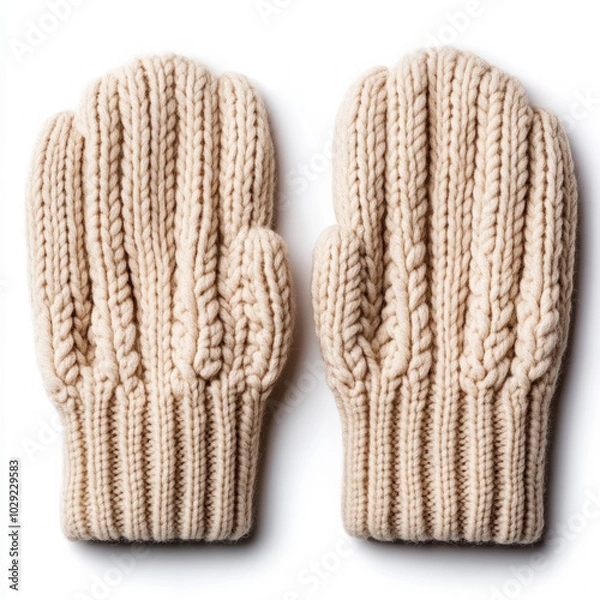 Fototapeta Mitts Isolated