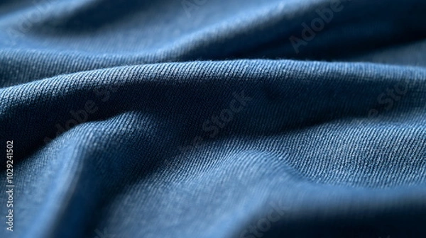 Fototapeta Luxurious Textures in Supima Cotton's Soft and Rich Fabric