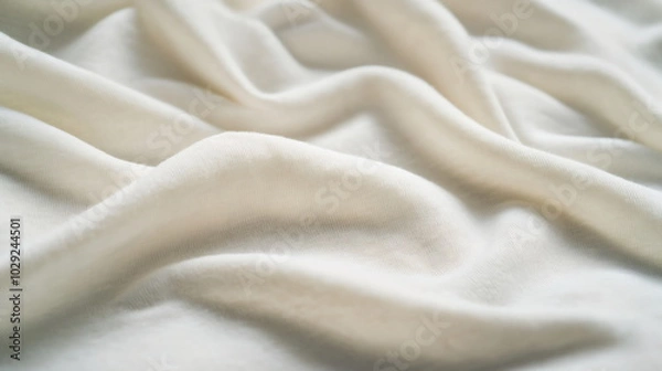Obraz Luxurious Textures in Supima Cotton's Soft and Rich Fabric