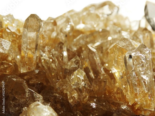 Obraz citrine geode geological crystals