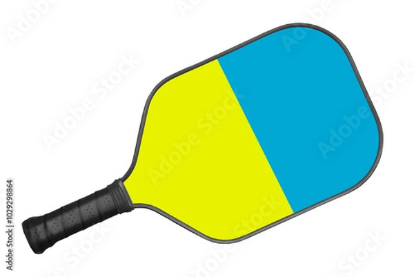 Obraz Picklelball racket isolated on transparent background.
