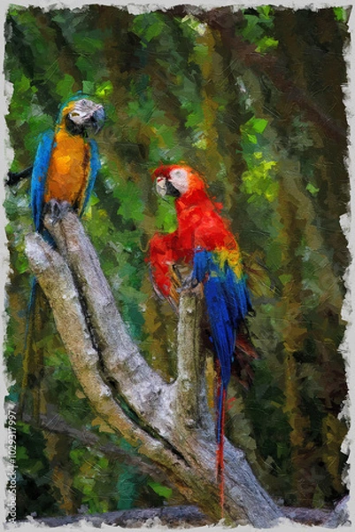 Obraz PINTURA DIGITAL DE ANIMALES