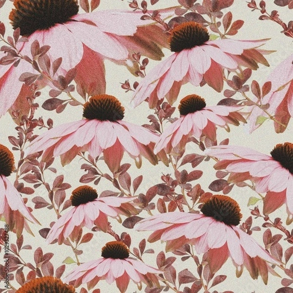 Obraz Dynamic Floral Pattern Designs for Print and Digital