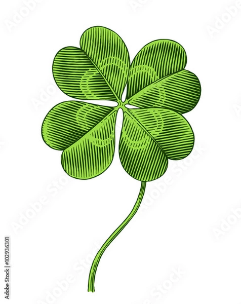 Fototapeta clover symbol of patrics day