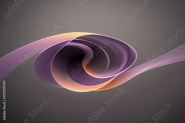 Fototapeta A captivating abstract swirl background showcasing a blend of orange and purple colors, evoking a sense of movement and energy.