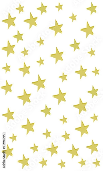 Fototapeta Изолированный Звезды Желтый Детский Волшебный