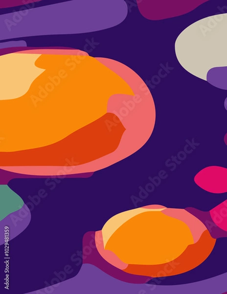 Fototapeta abstract background with untidy waves, banner. poster. illustration
