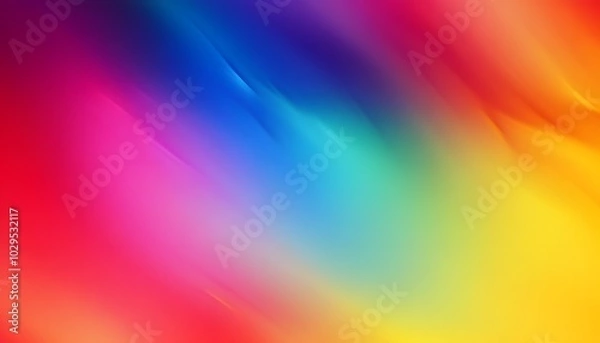 Fototapeta Abstract blurred gradient background in bright colors. Colorful smooth illustration 