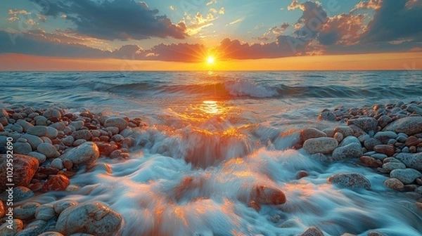 Obraz Sunset Over the Ocean