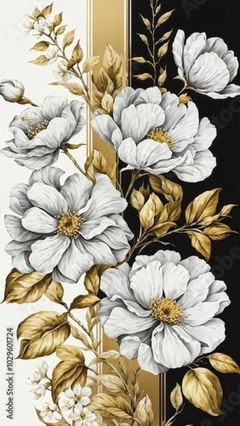 Obraz background with flowers