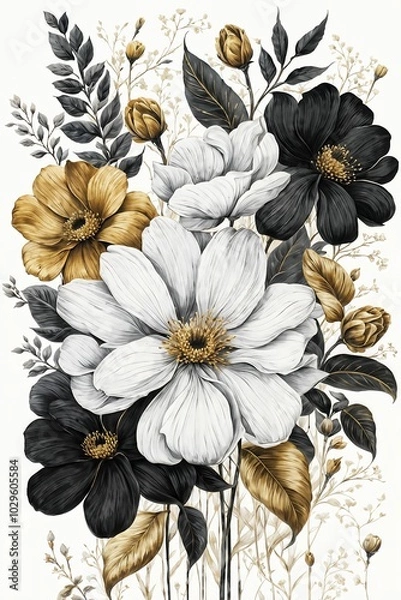 Obraz background with flowers