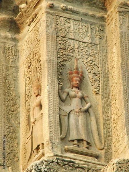Obraz apsaras, cambodge