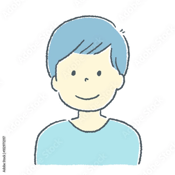 Fototapeta 一般男性の素材イラスト