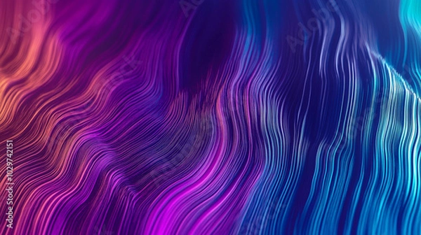 Fototapeta abstract background with lines, perple ad blue and neon