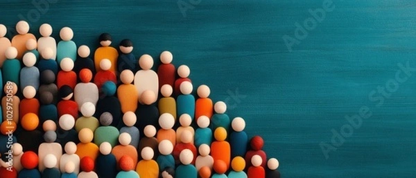 Obraz Diverse community gathering