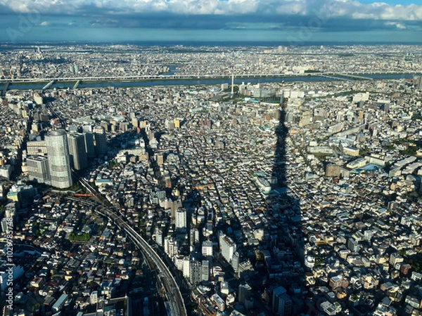 Obraz 東京スカイツリーの影