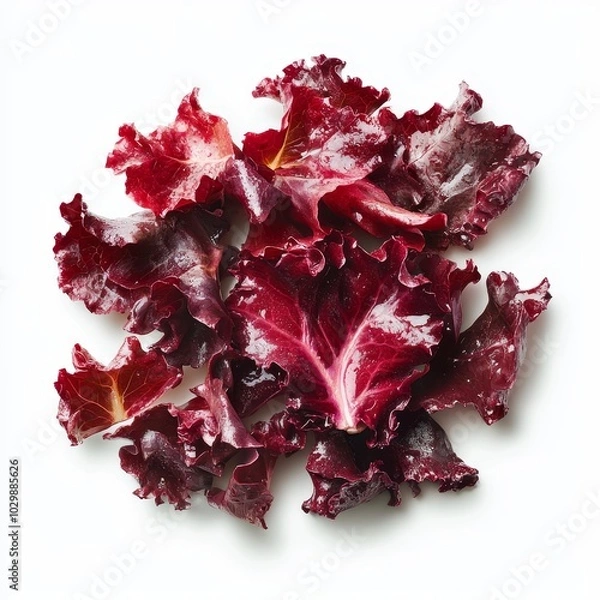 Obraz 3D illustration of red lettuce