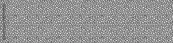 Fototapeta Black and white geometric seamless patterns vector. Irregular shapes repeated backdrop for web tiles, technology science and interior designs. line polygonal cells template background.