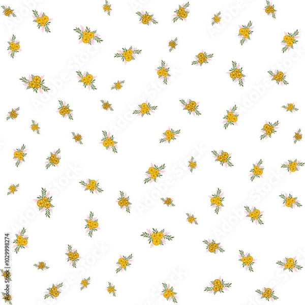 Fototapeta Floral Composition Pattern