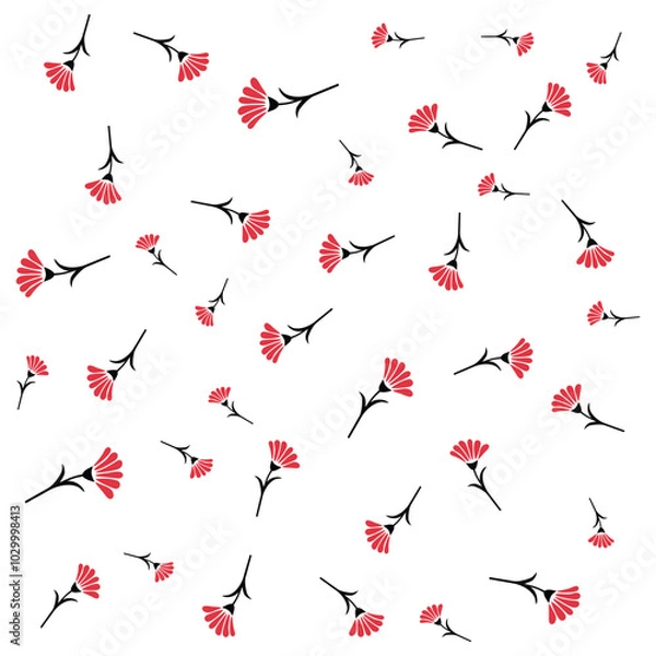 Obraz Minimalist Floral Pattern 