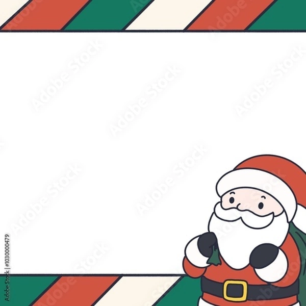 Obraz 크리스마스 산타 배경