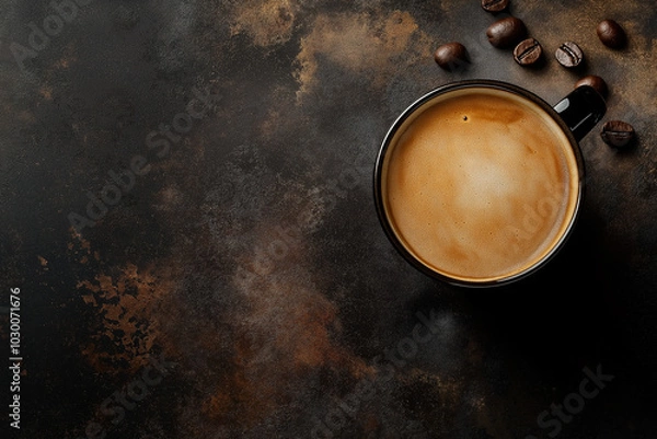 Fototapeta background for advertising coffee beans