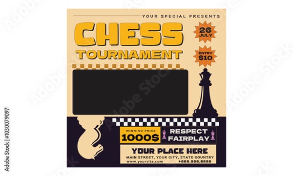 Obraz Chess Tournament Socials Media