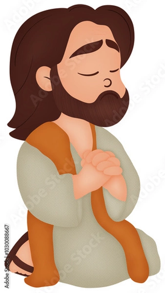 Obraz Jesus is praying 