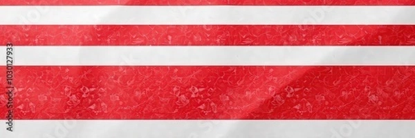 Obraz red and white flags