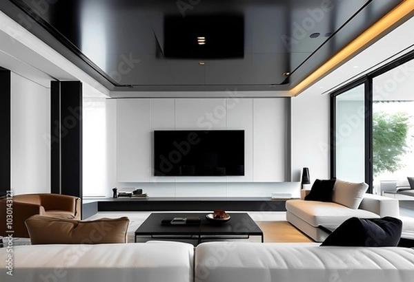 Fototapeta black ceiling