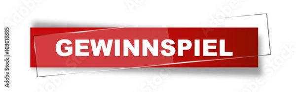 Obraz Button | Schild | Gewinnspiel