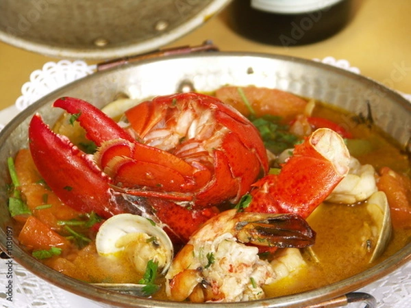 Fototapeta seafood cataplana