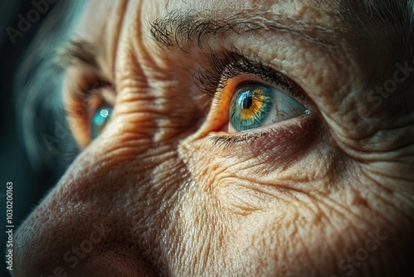 Obraz Elderly Eye Disease:  Worsened Farsightedness and Reduced Vision