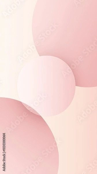 Fototapeta Modern and stylish background with overlapping circles creating a sense of depth and dimension, ideal for projects related to design, art, and technology