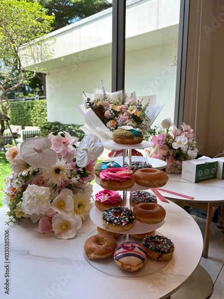 Obraz party with food