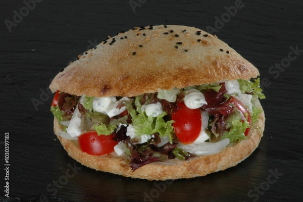 Fototapeta Vegetraische Döner