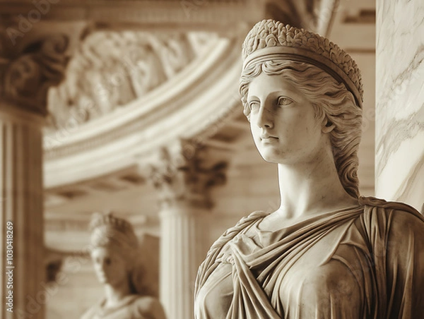 Fototapeta Greek ancient statue wallpaper