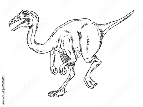 Fototapeta vector - dinosaur