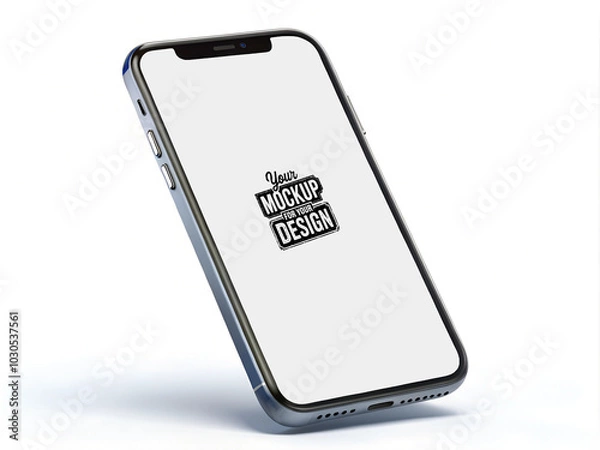 Obraz Smartphone Screen Mockup Clean & Minimal Display Template