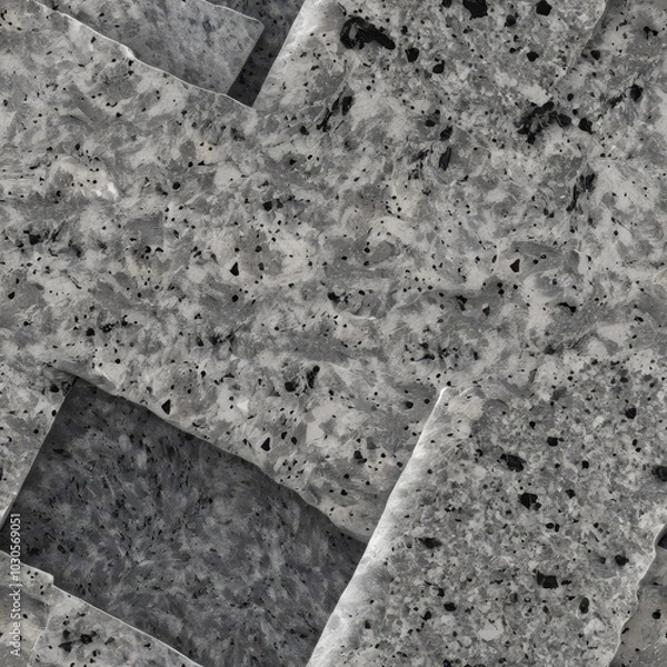 Obraz Seamless granite texture with deep tones and natural inclusions.