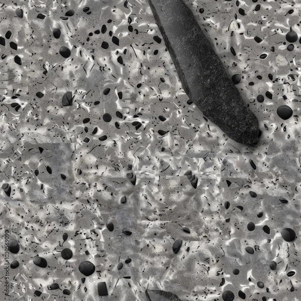 Obraz Seamless granite texture with deep tones and natural inclusions.